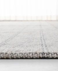 Lauren Ralph Lauren Tamworth Check LRL6450C Silver 5' X 8' Area Rug