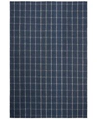 Lauren Ralph Lauren Tamworth Check LRL6450D Navy 4' X 6' Area Rug