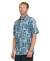 Quiksilver Waterman Men's Short-Sleeve Sandy Cove Shirt