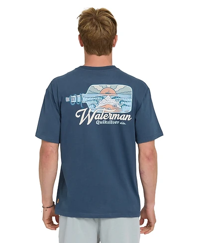 Quiksilver Waterman Men's Short-Sleeve Bottle Life T-shirt
