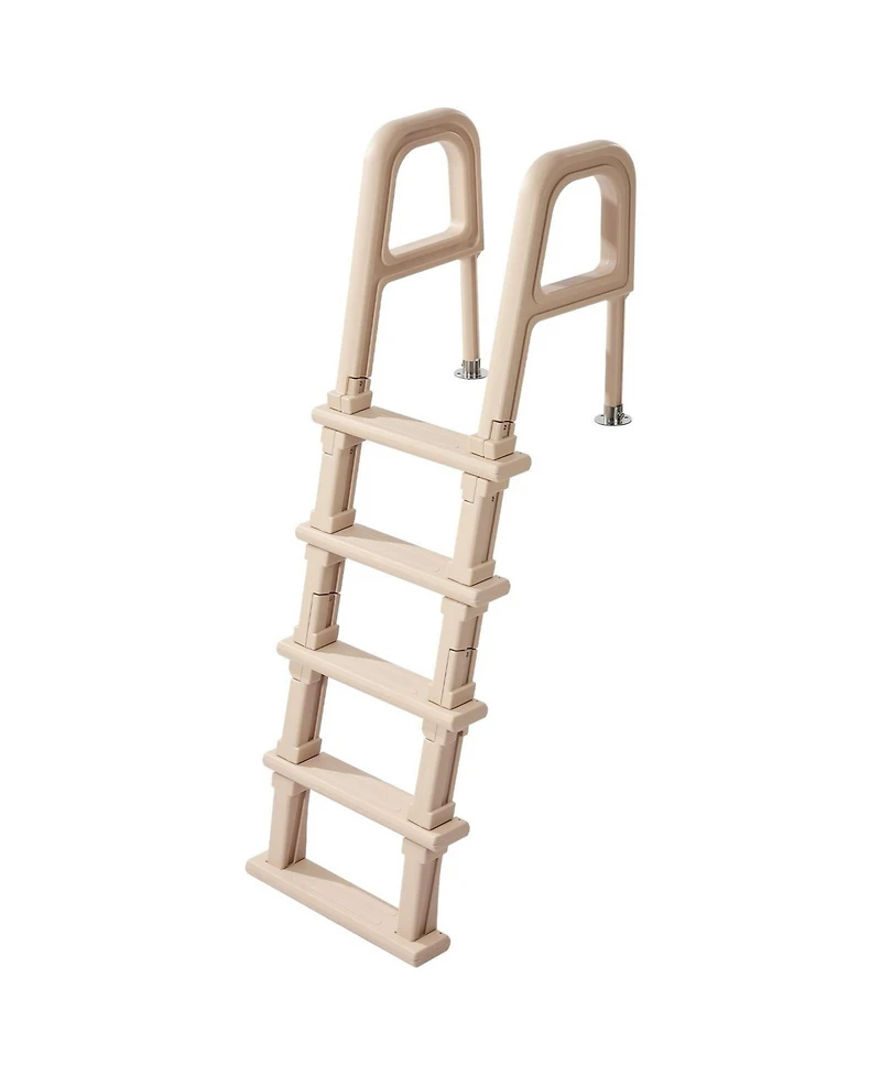 Inolait 5-Step Pool Ladder With Double Handrails 300 lb Capacity