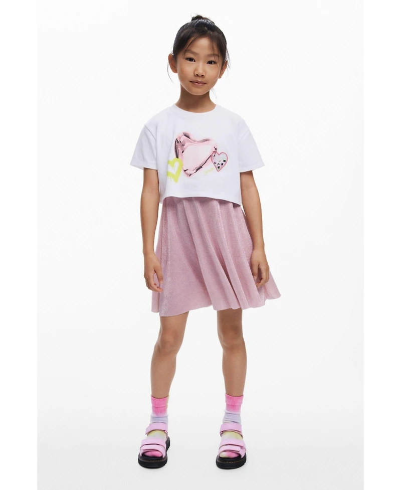 Desigual Girls 2-in-1 Heart Dress