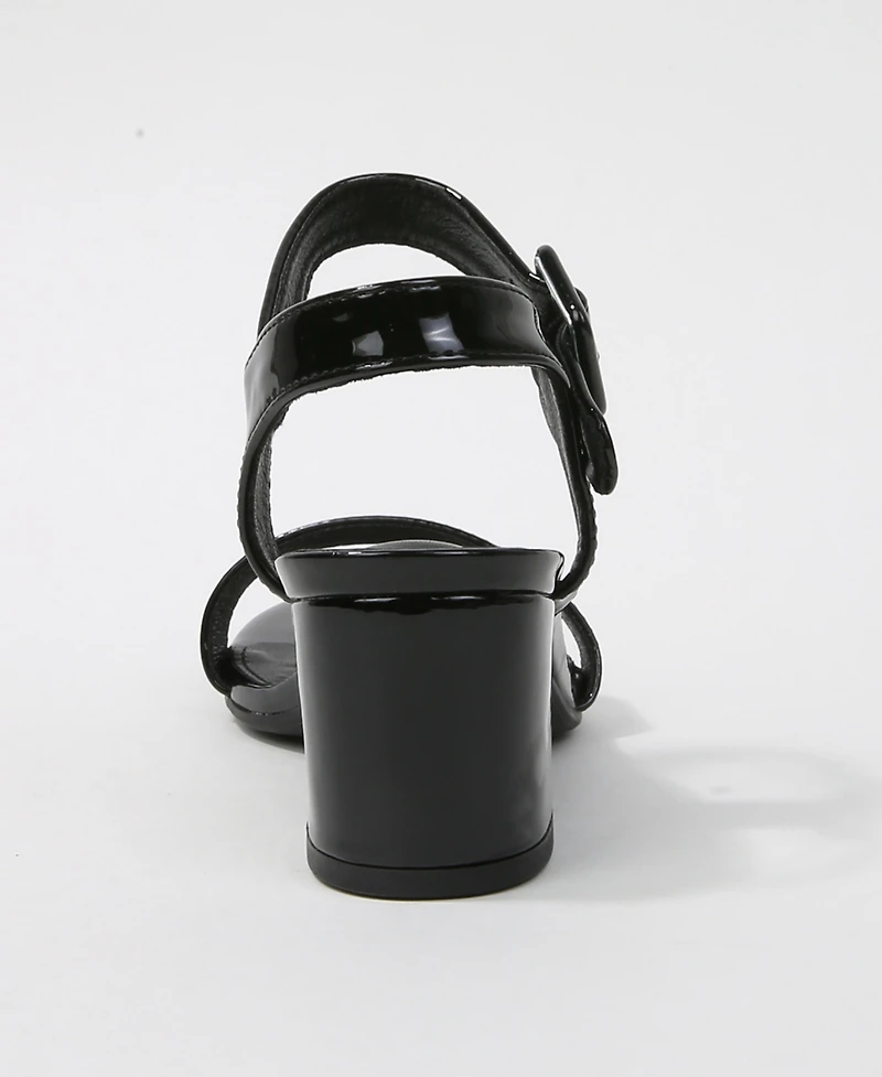 Berness Women's Elisha Classic Strap Block Heel Dress Sandals