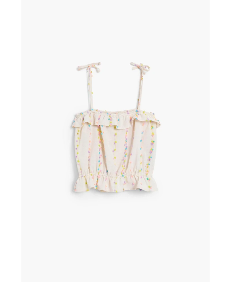 Desigual Girls Girls's Pom-pom strap top