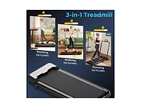 Hongge 3-in-1 Folding Treadmill with Remote Control and Led Display