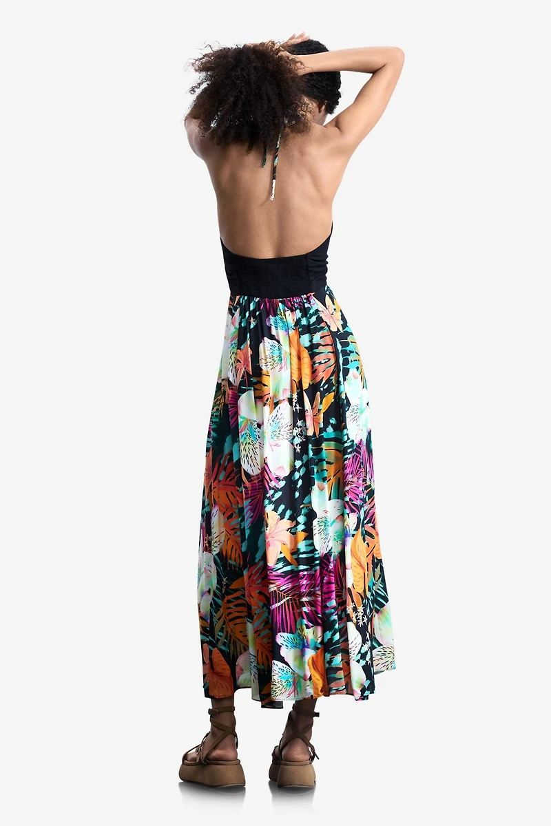 Desigual Women's Long tropical dress