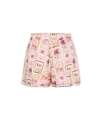 City Chic Women's Postcard Soiree Print Short