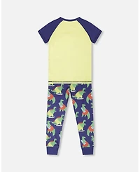 Deux par Deux Little Boys Cotton Two-Piece Pyjama Set