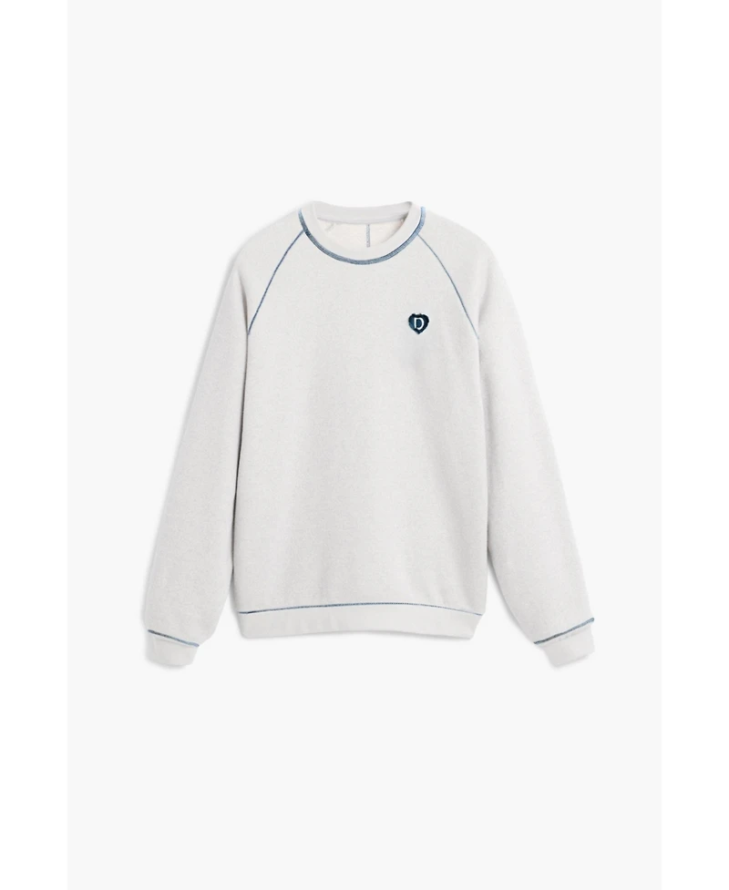 Desigual Men's Basic Cotton Sweatshirt.