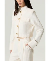 Nocturne Women's Embellished Utility Jacket