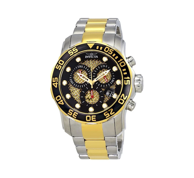 Invicta Men's 19839 Pro Diver Quartz 3 Hand Dial Watch