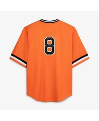 Mitchell & Ness Men's Profile Cal Ripken Jr. Orange Baltimore Orioles Big Tall Cooperstown Collection Mesh Batting Practice Jersey