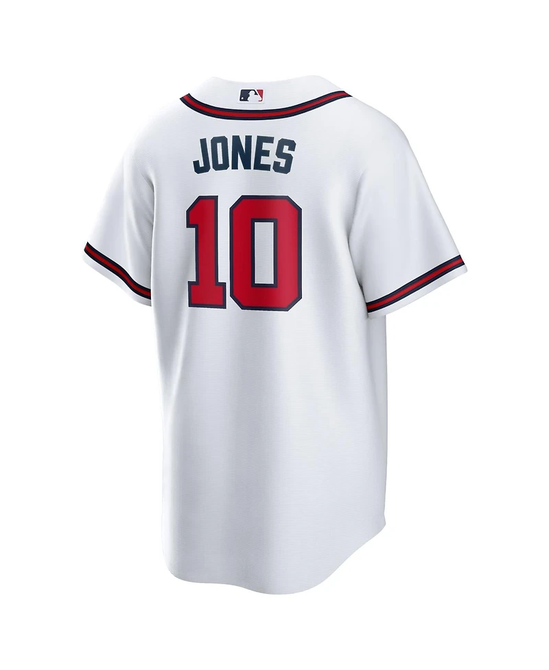 Nike Men's Chipper Jones White Atlanta Braves Home Retired Player Replica Jersey