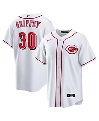 Nike Men's Ken Griffey Jr. White Cincinnati Reds Home Retired Player Replica Jersey