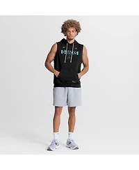 Nike Men's Black Arizona Diamondbacks Authentic Collection Standard Issue Dri-fit Sleeveless Hoodie