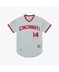 Mitchell & Ness Men's Pete Rose Gray Cincinnati Reds 1976 Authentic Jersey