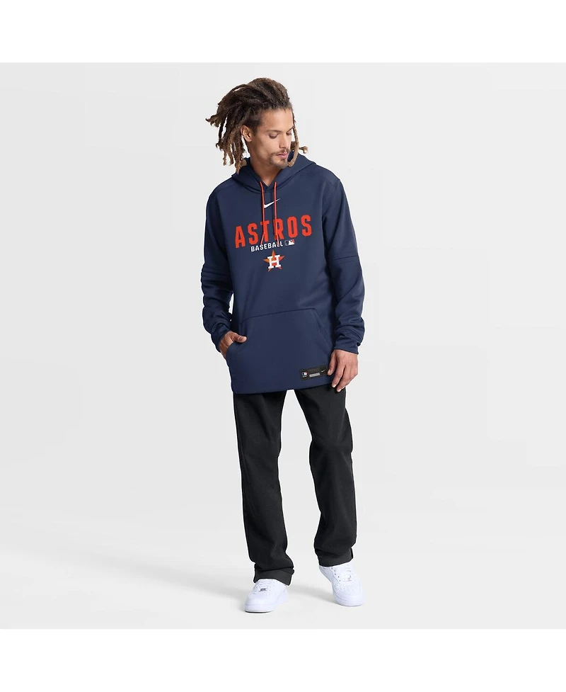 Nike Men's Navy Houston Astros Authentic Collection Therma-fit Hoodie
