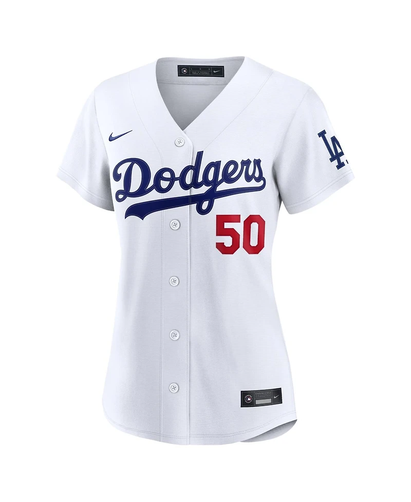 Nike Women's Mookie Betts White Los Angeles Dodgers Home Stadium Jersey