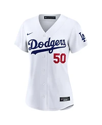 Nike Women's Mookie Betts White Los Angeles Dodgers Home Stadium Jersey