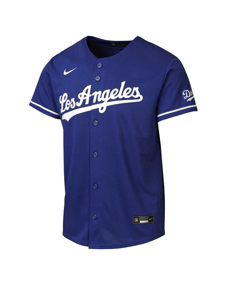 Nike Big Boys and Girls Royal Los Angeles Dodgers Alternate 2 Stadium Jersey