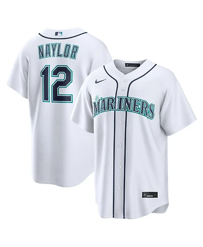 Nike Men's Josh Naylor White Seattle Mariners Home Replica Jersey