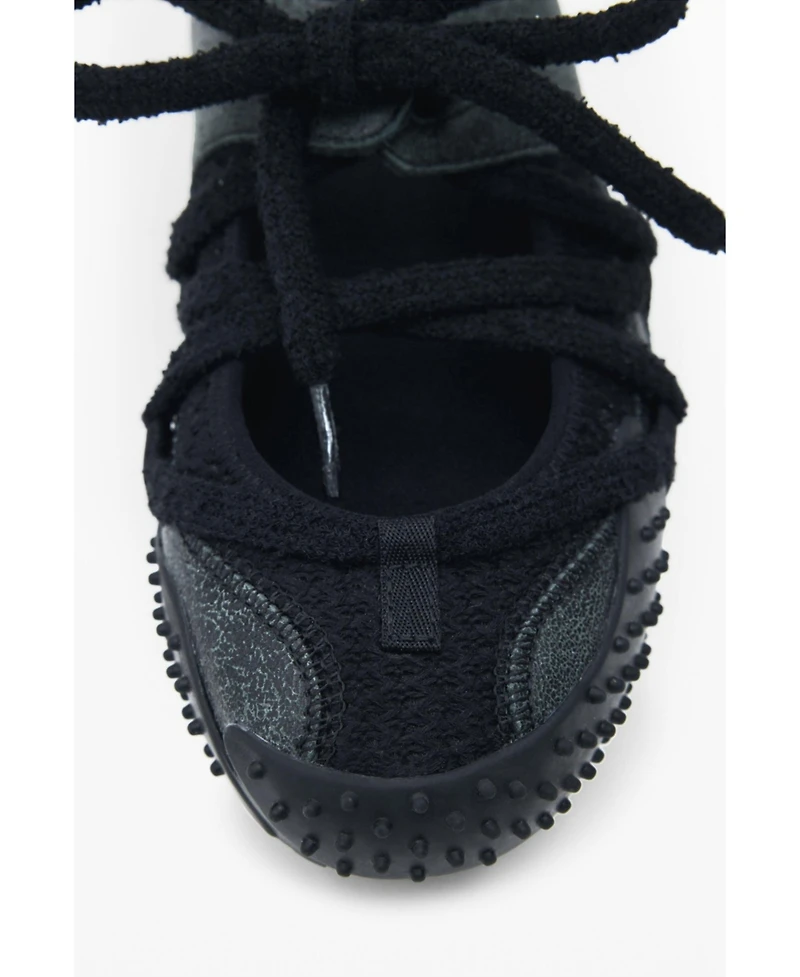 Desigual Women's Leather lace-up sneaker