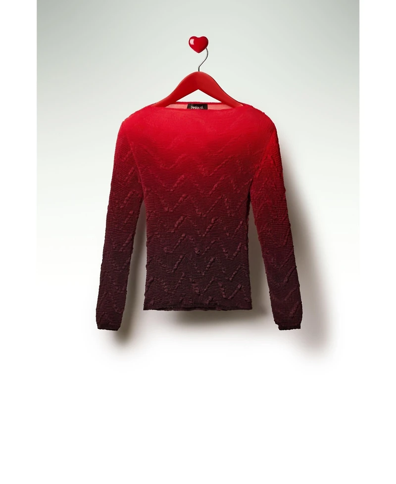 Desigual Women's Gradient texture blouse