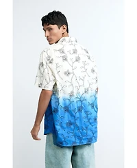 Desigual Men's Embroidered ombre shirt
