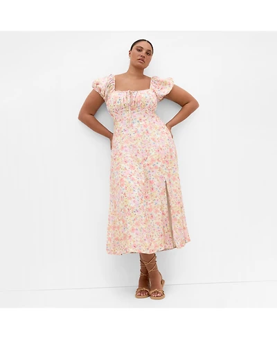 City Chic Women's Amalie Print Maxi Dress