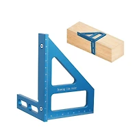 Gnuadz Imperial 3D Multi-Angle Measuring Ruler Aluminum Alloy Woodworking Square Protractor Miter Triangle Layout Tool Engineer Carpenter 003b