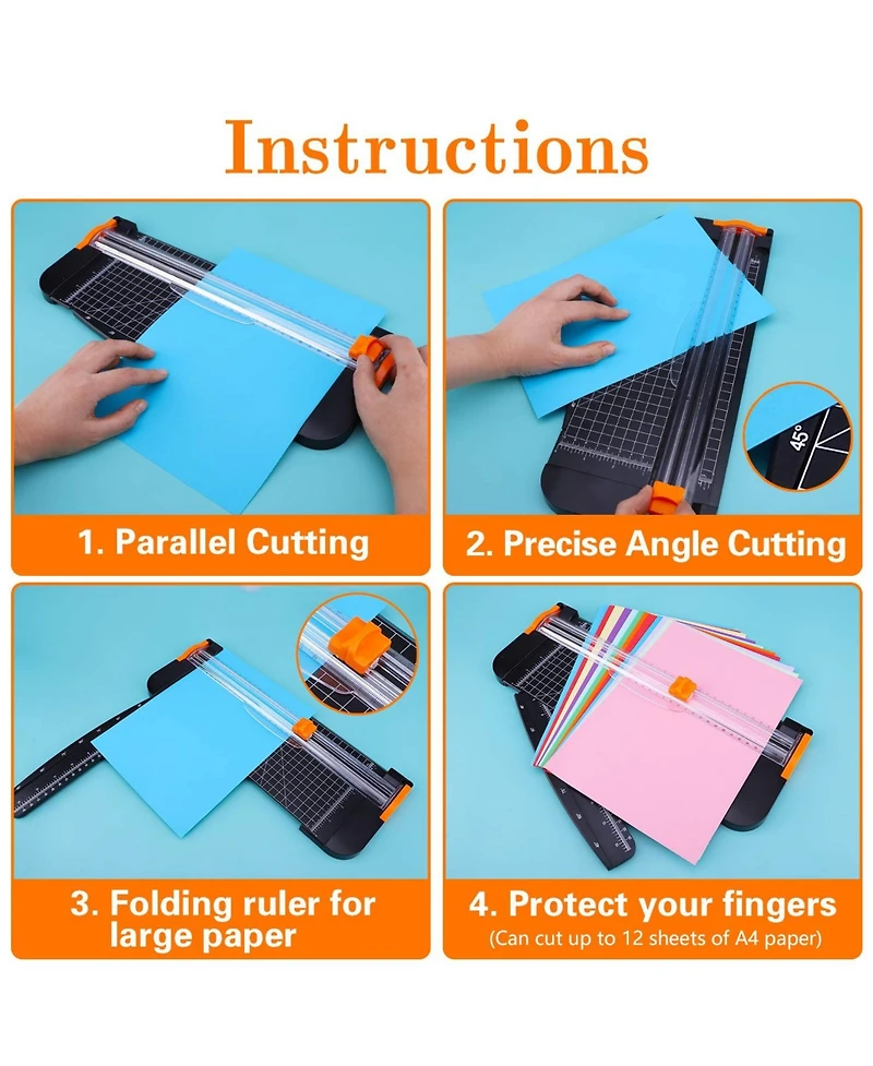 Gnuadz 23pcs Weeding Tools Vinyl Craft Set Paper Trimmer Scrapbooking Lettering Cardstock