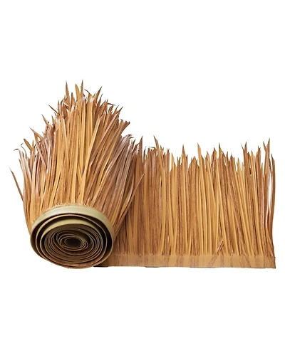 Sugift Artificial Thatch Roof 16.4 ft Waterproof Fire-Resistant Pe for Patio Decor