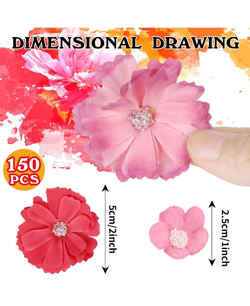 Gnuadz Mini Faux Peony Flower Heads Artificial Floral Craft Decor