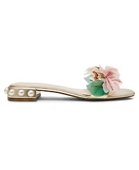 Betsey Johnson Women's Rosia Floral Slip-On Dress Sandals