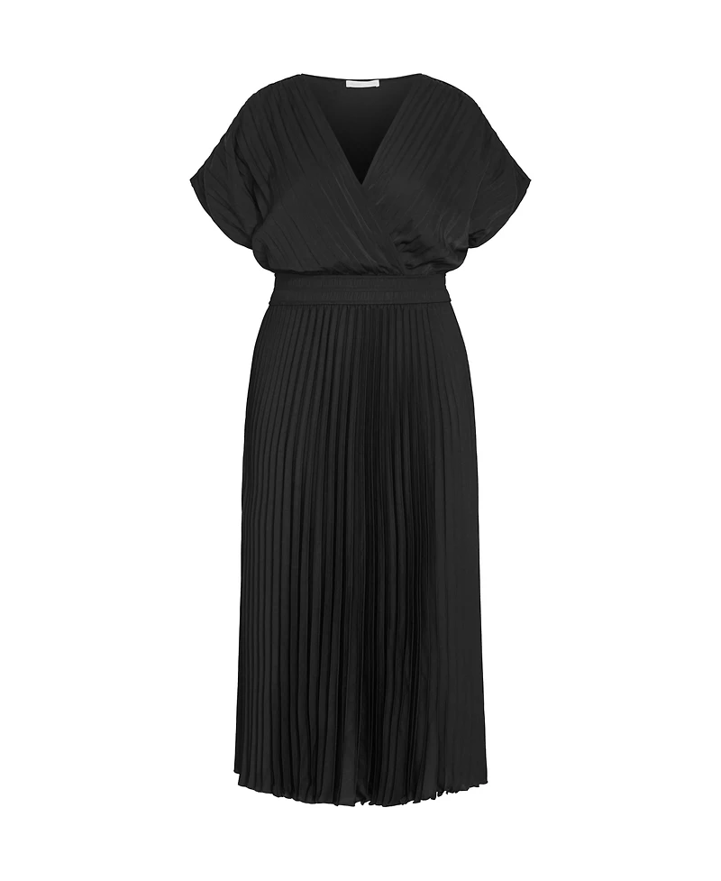 City Chic Women's Elia Pleat Dress