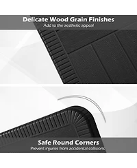 Gouun Square Hdpe Outdoor Picnic Table and 4-Bench Set for 4-8 People