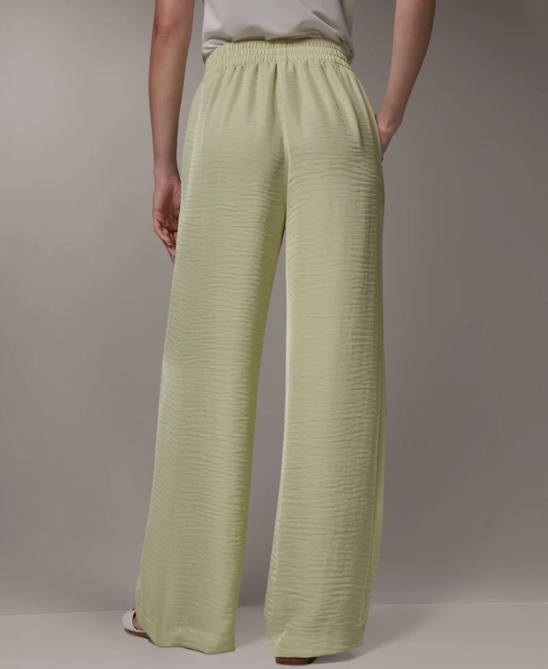 Donna Karan New York Women's Ripple Wide Leg Pants