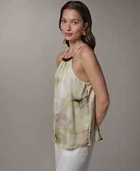 Donna Karan New York Women's Sleeveless Halter Neck Top