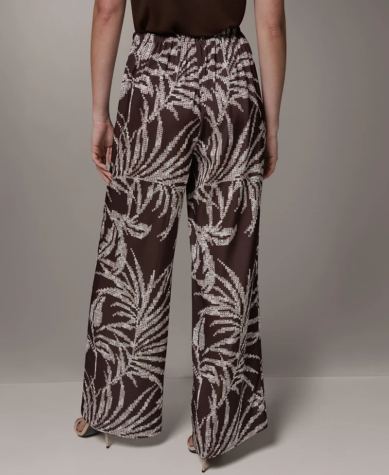 Donna Karan New York Women's Printed Mid Rise Pants