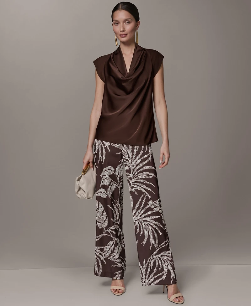 Donna Karan New York Women's Cowl Neck Top