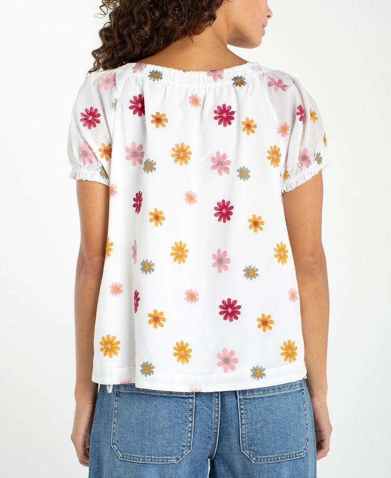 Liverpool Los Angeles Women's Printed Short-Sleeve Top