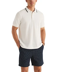 Nautica Men's Short-Sleeve Jacquard Polo Shirt