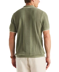 Nautica Men's Short-Sleeve Polo Sweater