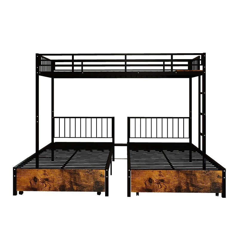 Streamdale Furniture Metal Triple Bunk Bed
