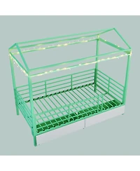 Streamdale Furniture House Floor Bed Frame for Kids