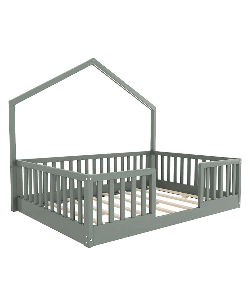 Streamdale Furniture Montessori Floor Bed with Light