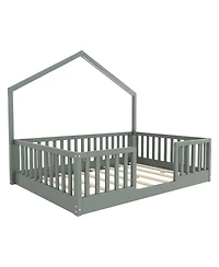 Streamdale Furniture Montessori Floor Bed with Light