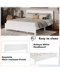 Streamdale Furniture King Led Bed w/ Usb