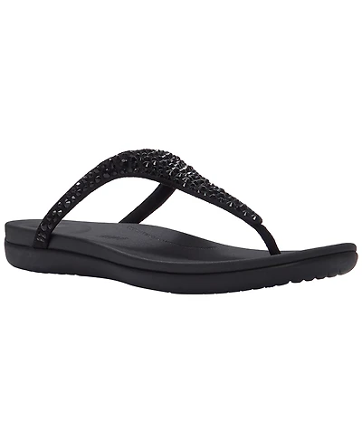 FitFlop Women's Solay Mixed-Crystal Wedge Sandals
