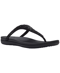 FitFlop Women's Solay Mixed-Crystal Wedge Sandals
